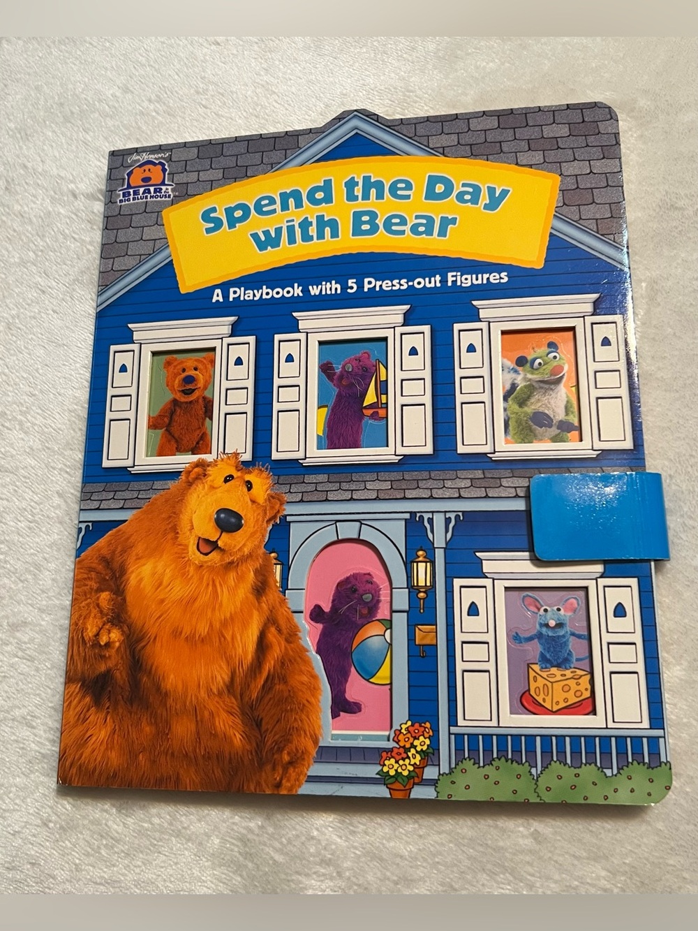 Vintage Bear in the Big Blue House Spend the Day with Bear Board Book